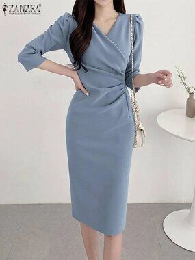 THE CLASSY OFFICE LADY DRESS, BY MONIKA'S ONLINE MUSIC AND STYLE HOUSE!